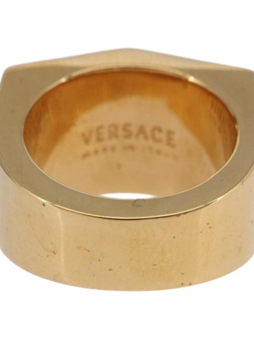 VERSACE Ring Metal Gold Tone - Picture 2 of 10